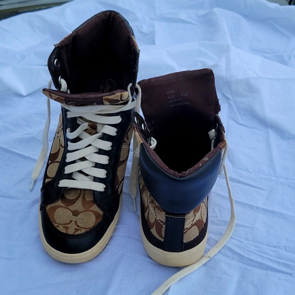 High top tennis shoes